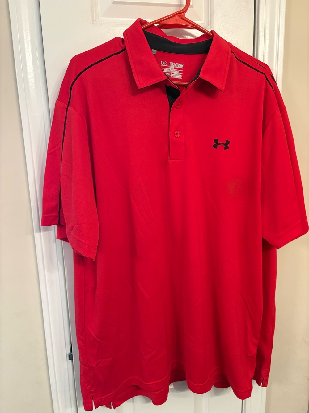2 Under Armour Red Polos
